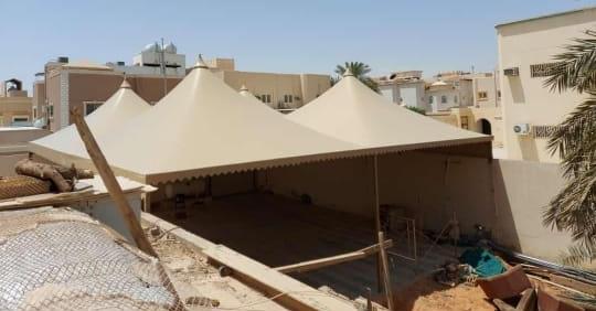 تركيب مظللات المواقف